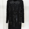 Long Sleeved Embellished Dress - Festigal