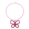 Rhinestone Butterfly Necklace - Festigal