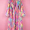 Multicoloured Yeti Coat
