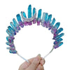 Tiara Rainbow Moon Crystal Headband - Festigal