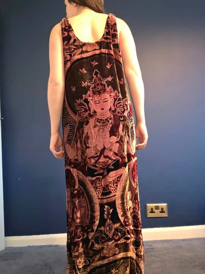 Buddha Silk Velvet Dress