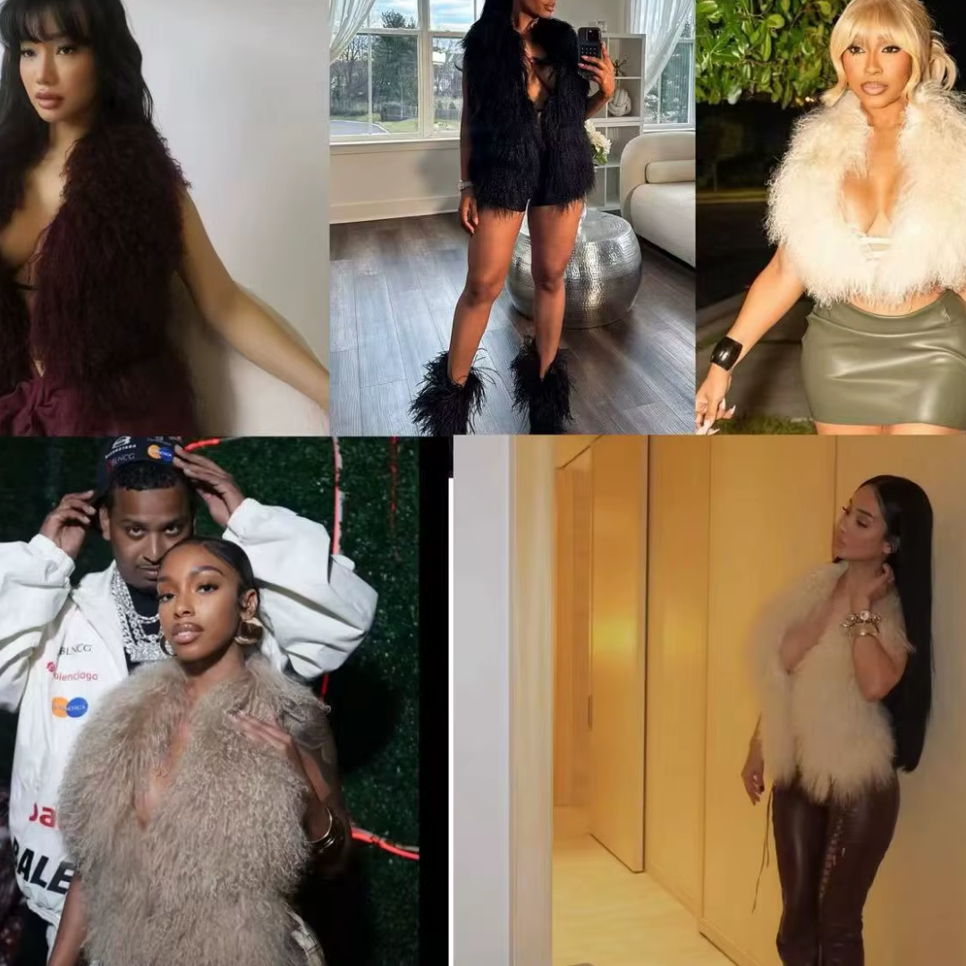 Mongolian Fur Halter Neck Top - Festigal