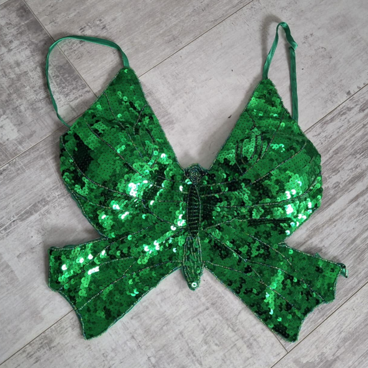 Butterfly Sequin Festival Top - Festigal