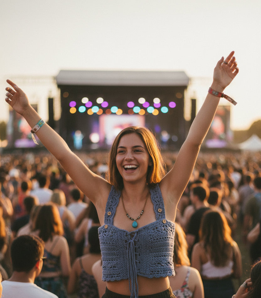 Handgemaakte crop tube top voorband verstelbare verwijderbare bandjes