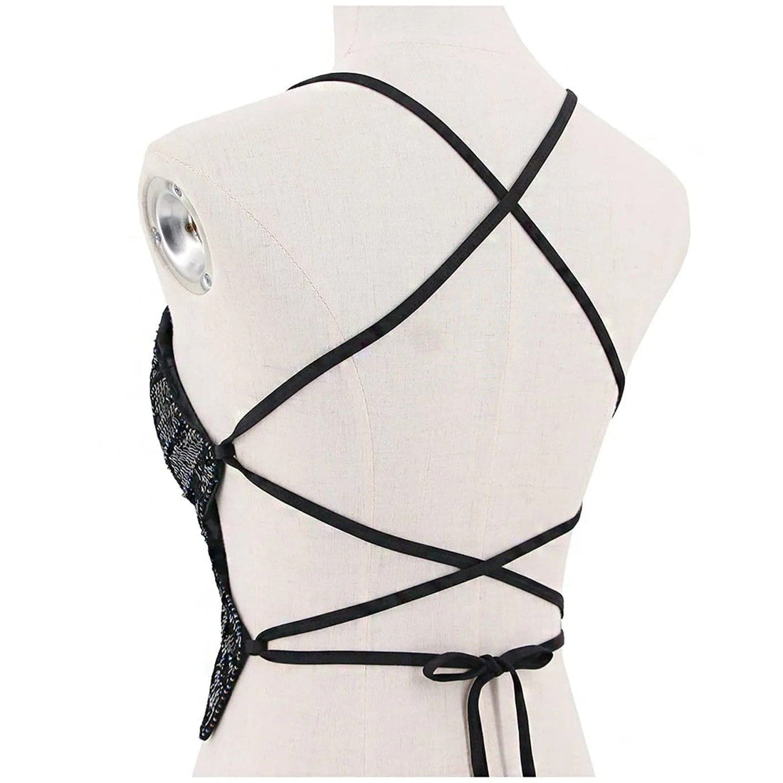 Butterfly Sequin Festival & Carnival Crop Top - Festigal