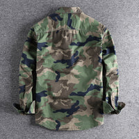 Men's Camouflage Cargo Shirt - Festigal