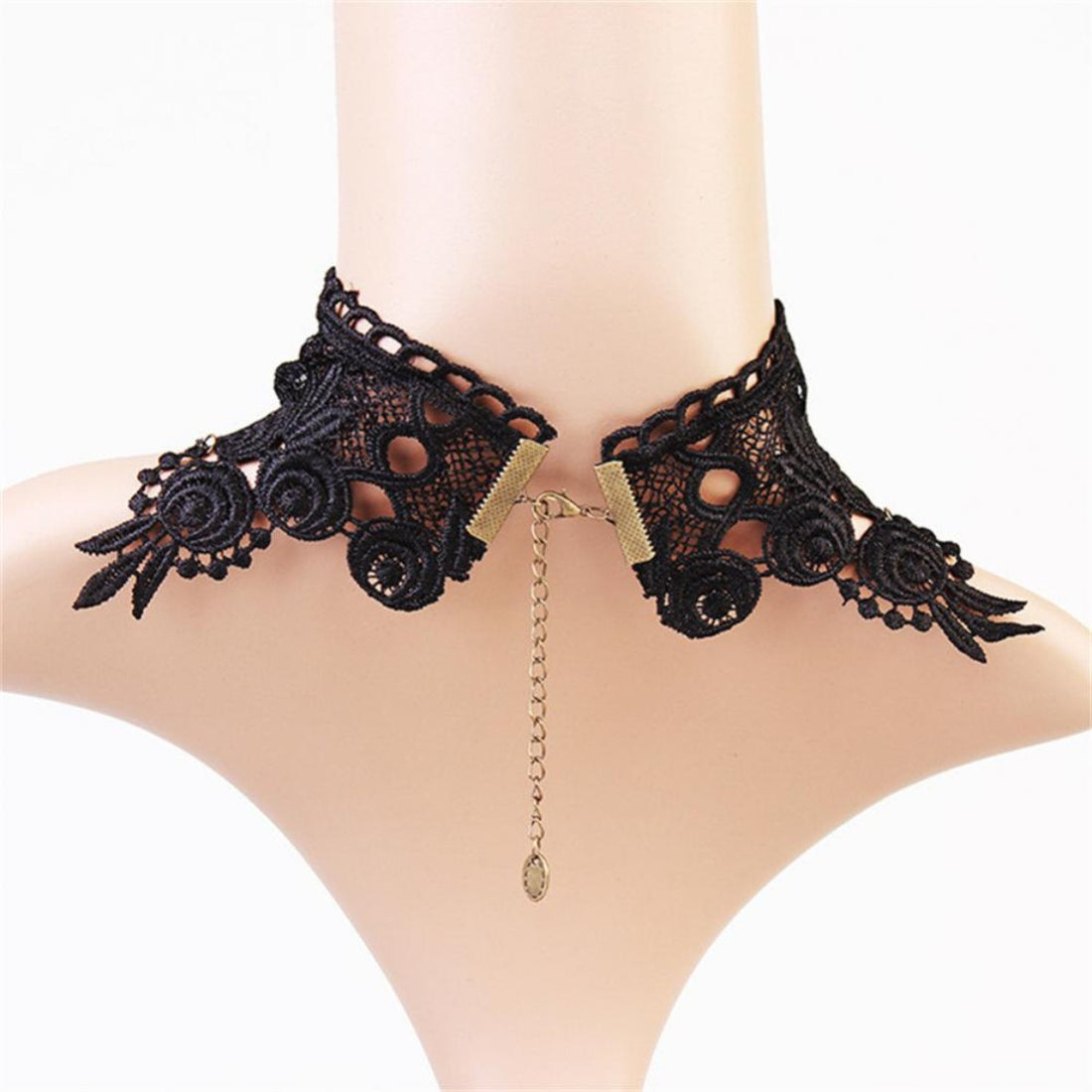 Retro Halloween Spider Lace Necklace - Festigal