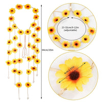 Daisy Flower Garland Festival Crown Tiara - Festigal