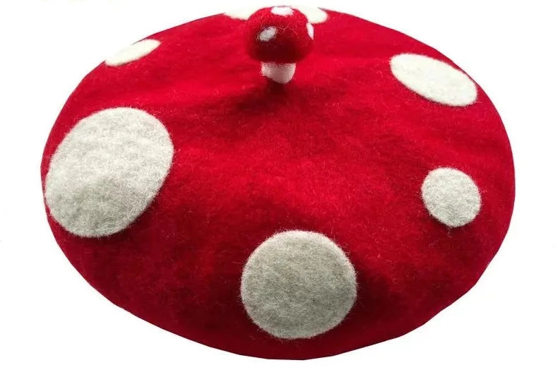 Wool Mushroom Beret - Festigal