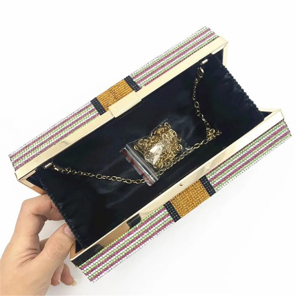 Rhinestone Cassette Clutch - Festigal