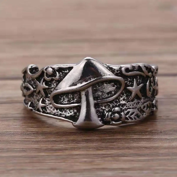Unisex Funky Mushroom Ring - Festigal