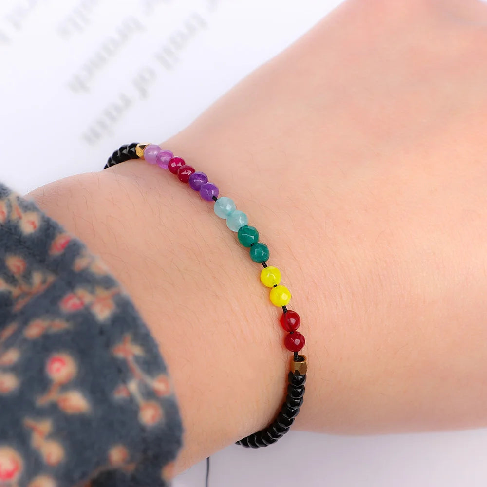 7 Chakra Yoga Boho "Healing" Bracelet - Festigal