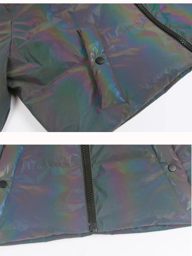 Reflective Devil Puffer Jacket - Festigal