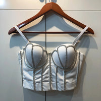 Diamante Embellished Corset Bustier - Festigal