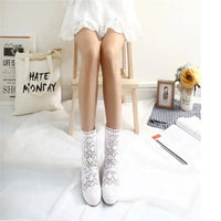 Crochet Mid-Calf Knitted Boots