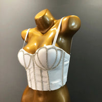 Diamante Embellished Corset Bustier - Festigal