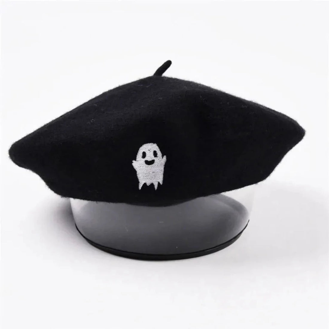 Embroidered Ghost Beret - Festigal