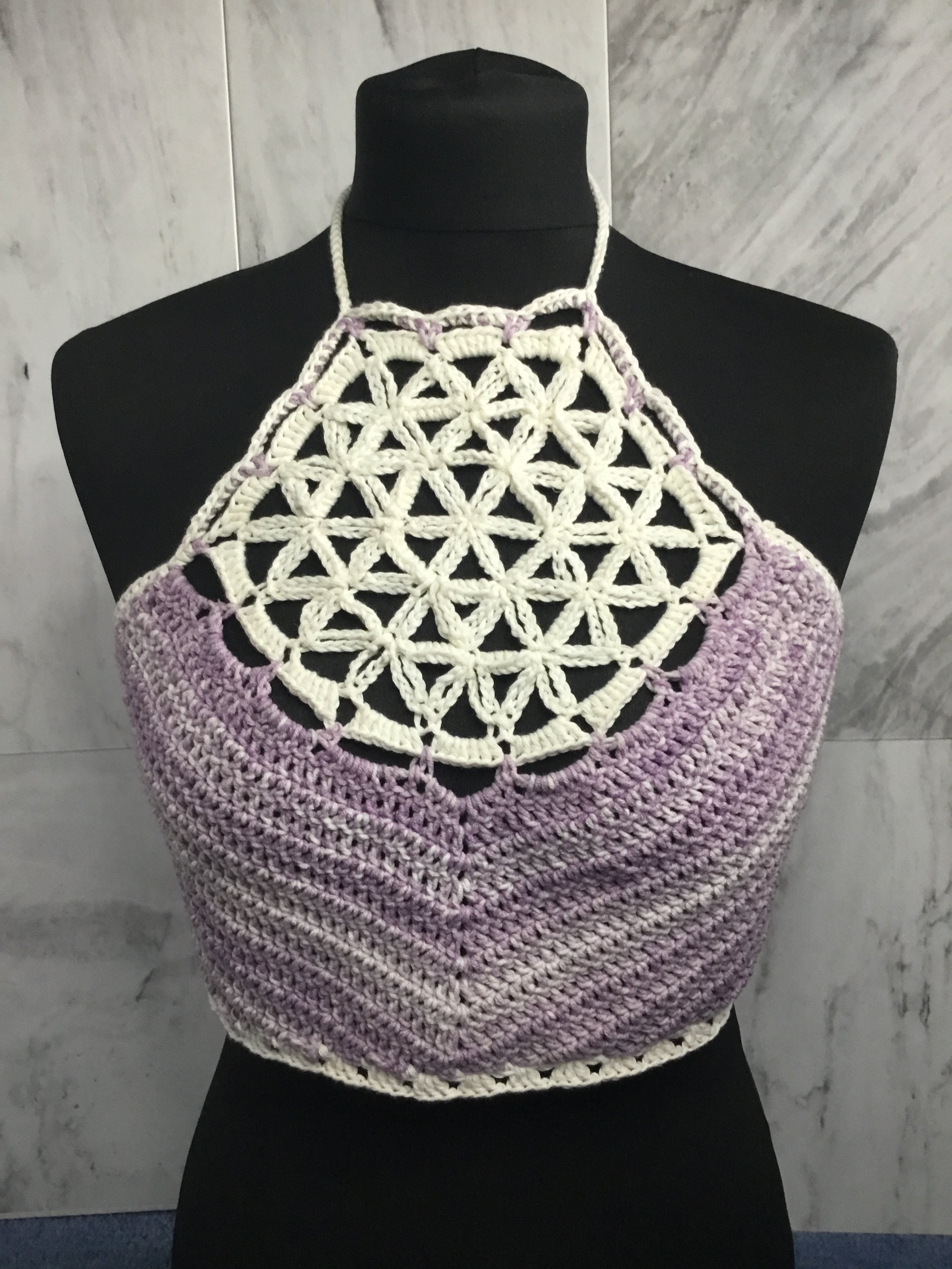 Gehäkeltes Festival Neckholder-Top