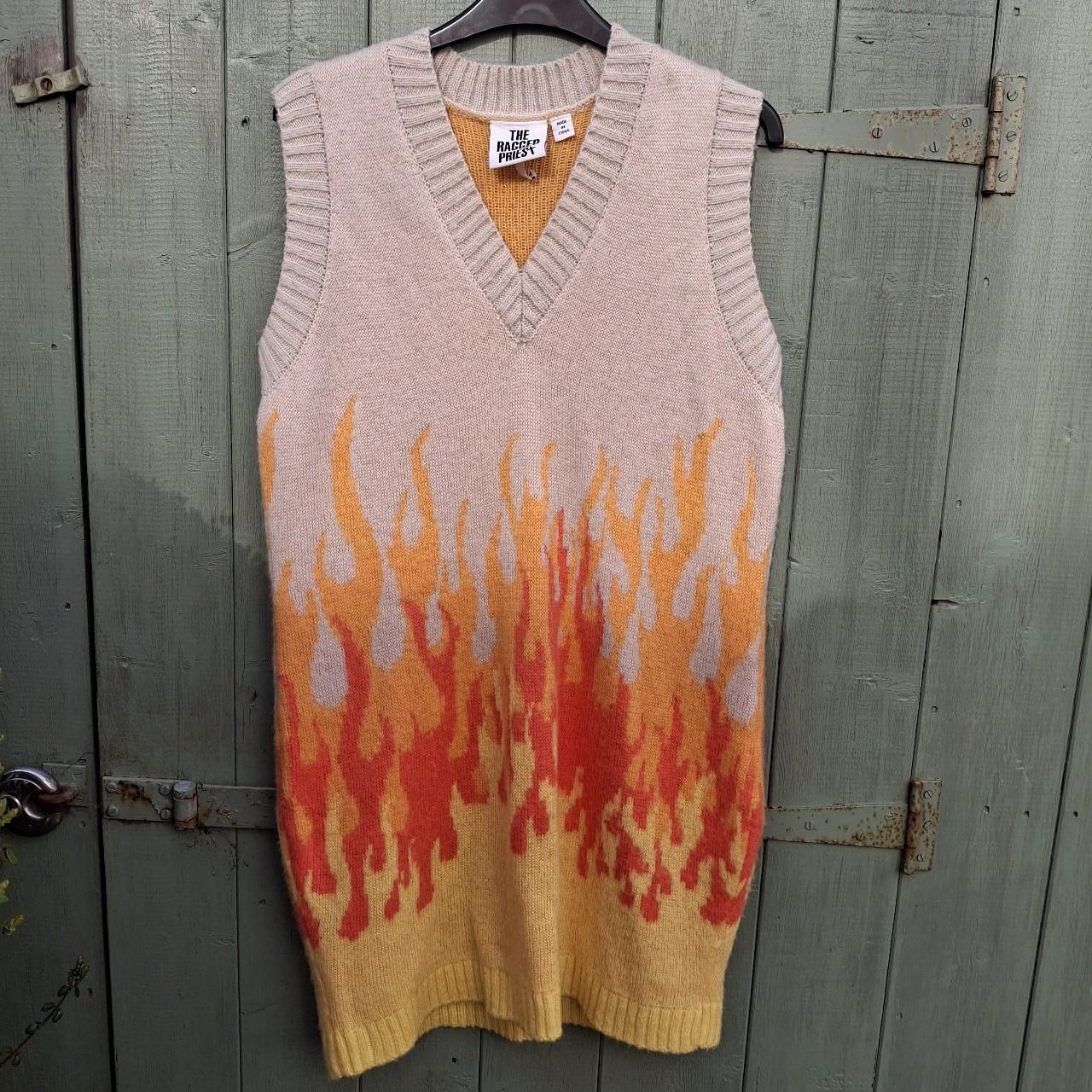 The Ragged Priest flame knit dress. Size XS. - Festigal