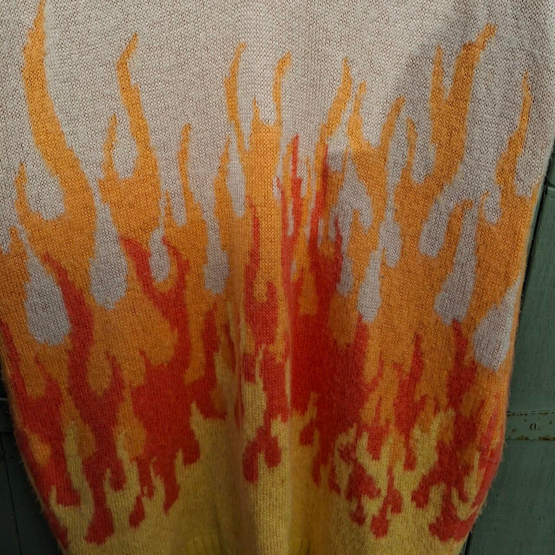 The Ragged Priest flame knit dress. Size XS. - Festigal