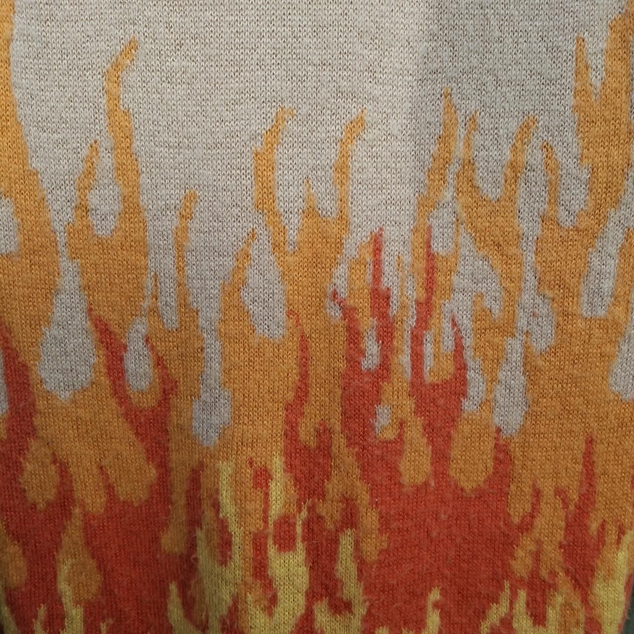 The Ragged Priest flame knit dress. Size XS. - Festigal