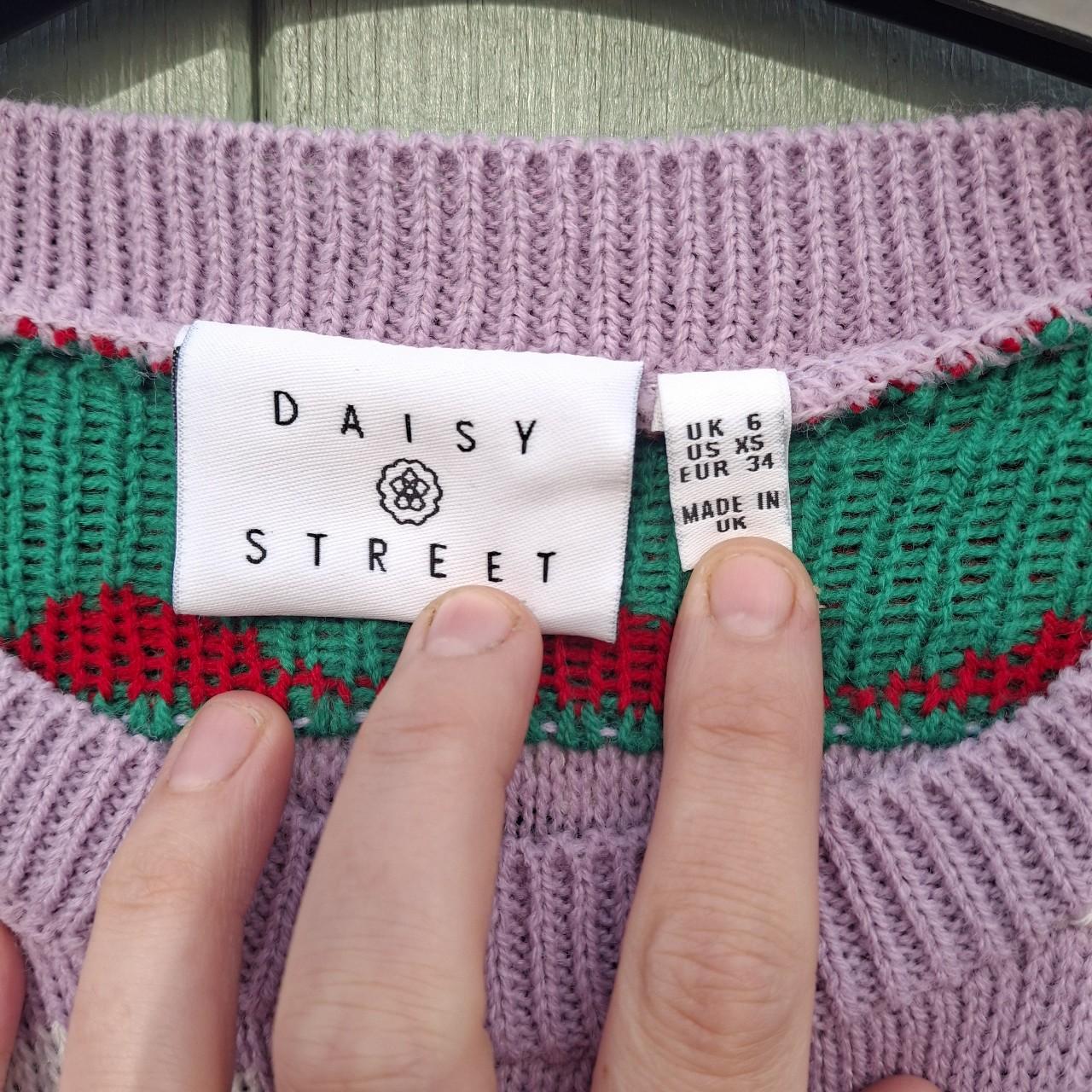 BNWOT Daisy Street Ying and Yang Cherry Blossom Flower Mushroom Jumper. Size UK 6. - Festigal