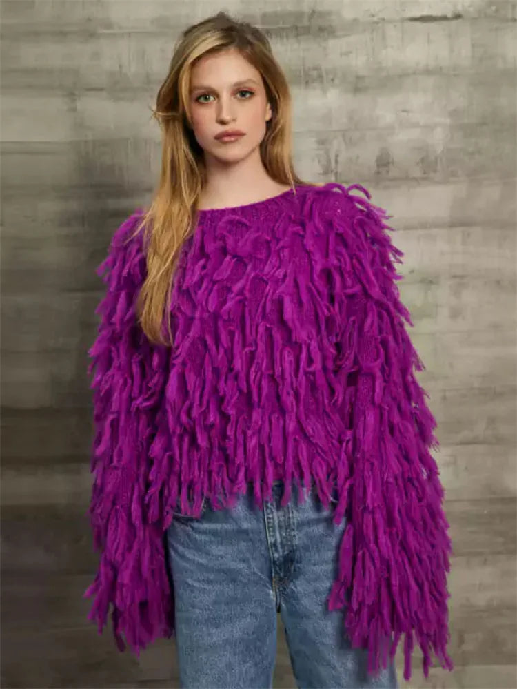 Exaggerated Tassel Sweater - Festigal