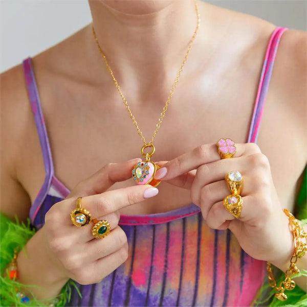 Rainbow Gem Locket - Festigal