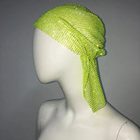 Rihanna Style Rhinestone Bandana - Festigal