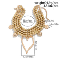 Multi-Layered Beaded Heart Necklace - Festigal