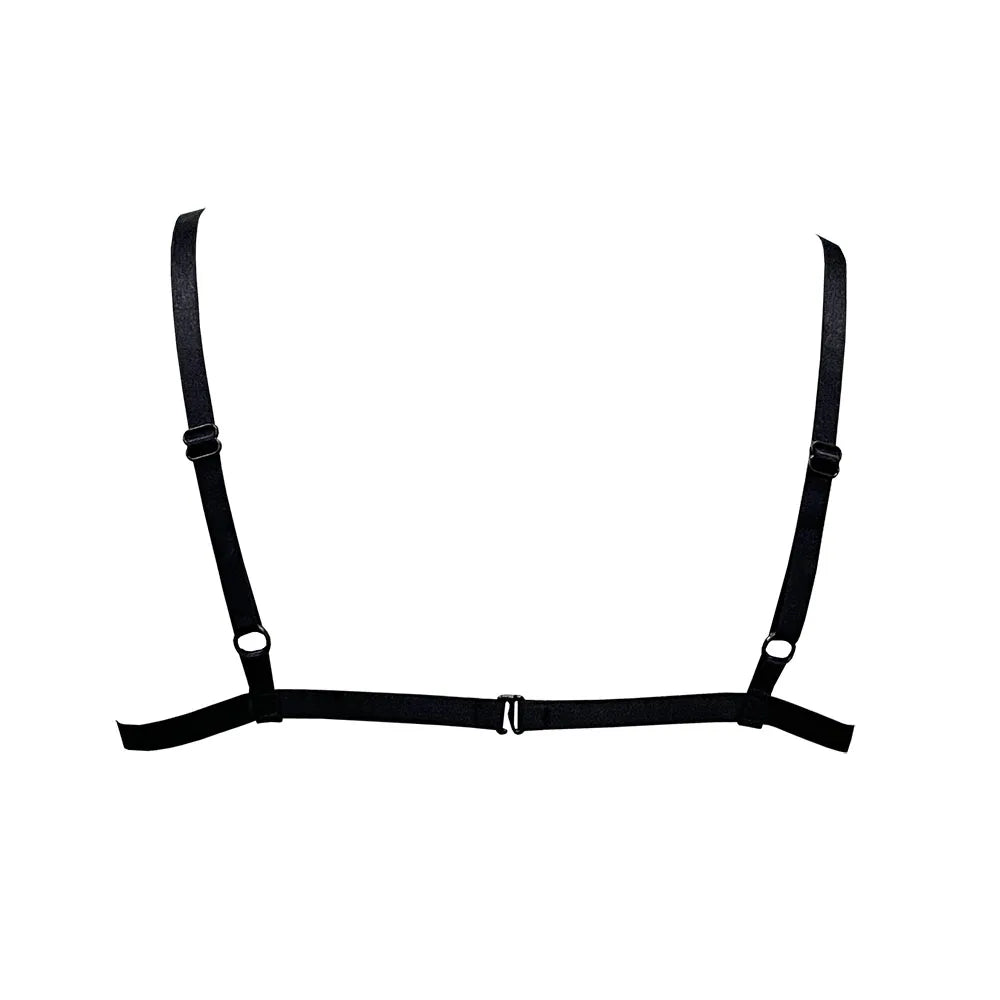 Rhinestone Flower Bralet