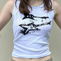 Guitar Print Tank Top - Festigal