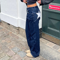 Denim Star Straight Leg Jeans - Festigal