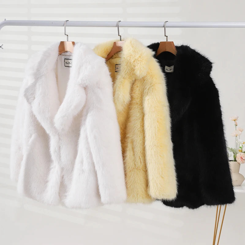 Faux Fur Winter Coat - Festigal