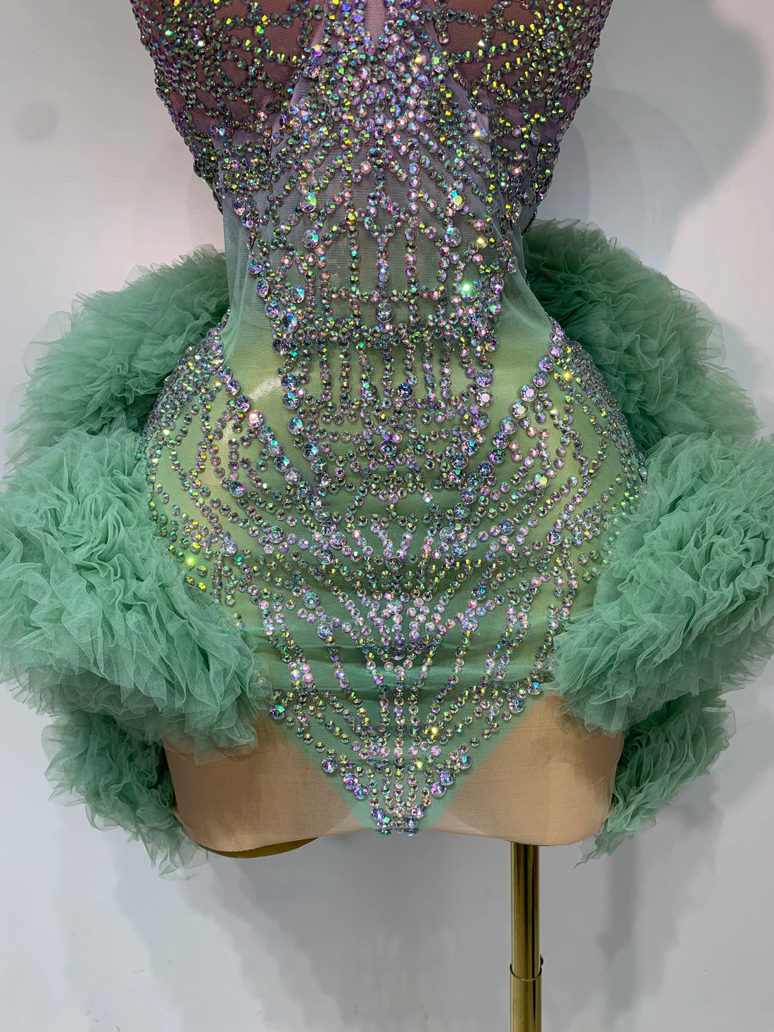 Sweetheart Sequin Ruffle Mini Dress