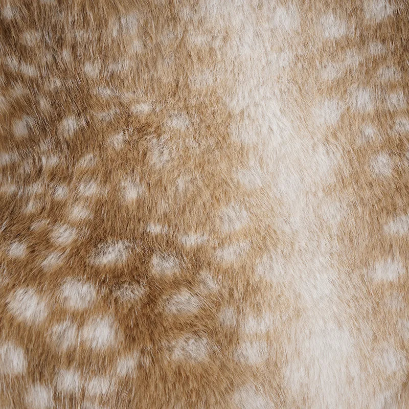 Deer Faux Fur Shorts