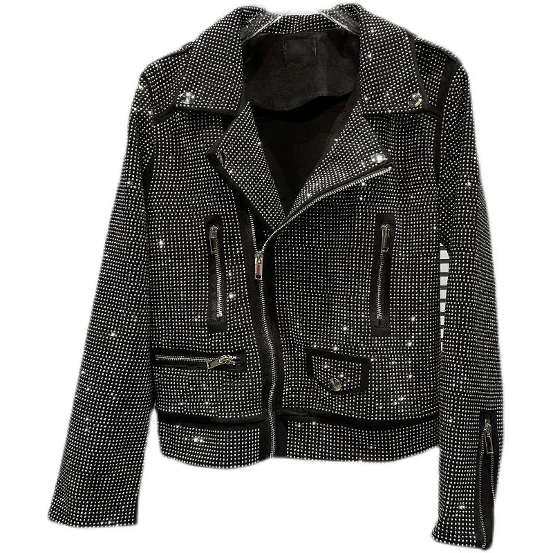 Sequin Biker Jacket - Festigal
