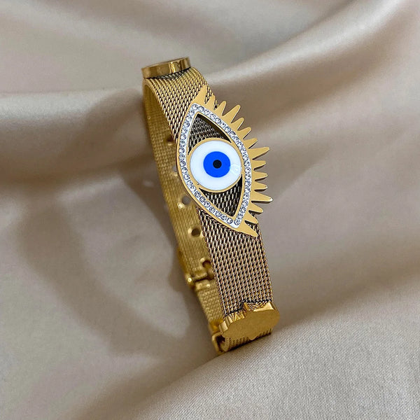 Evil Eye Steel Bracelet - Festigal