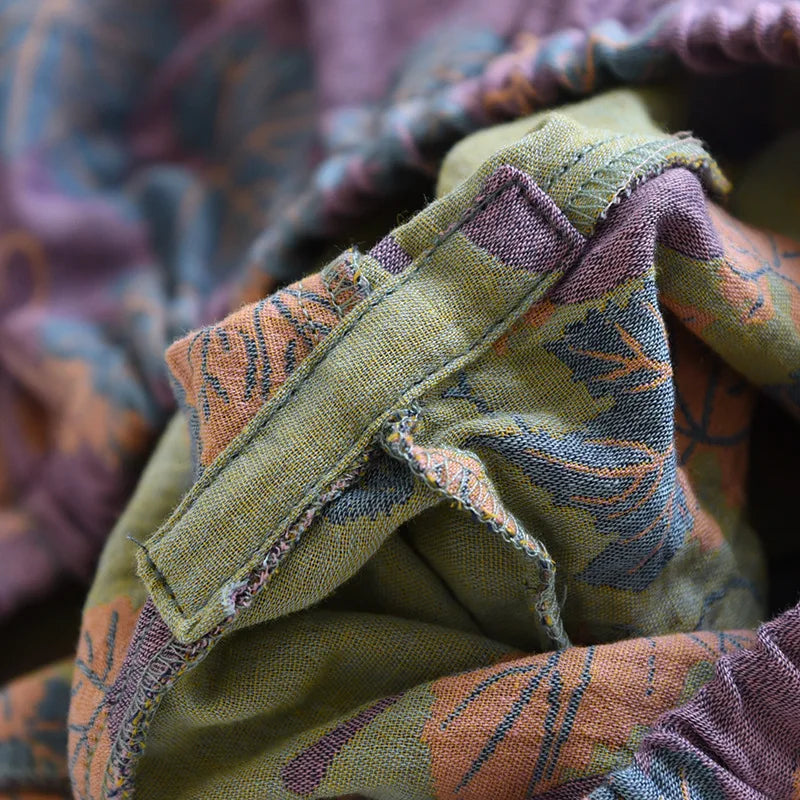 Vintage Style Cotton Woven Shorts - Festigal