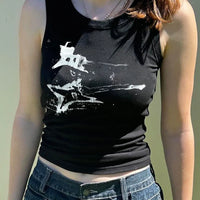 Guitar Print Tank Top - Festigal