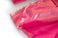 Glitter Sequinned Blazer Shorts Suit - Festigal