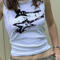 Guitar Print Tank Top - Festigal