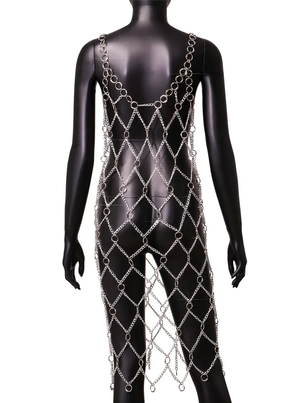 The Hollow Out Chain Dress - Festigal