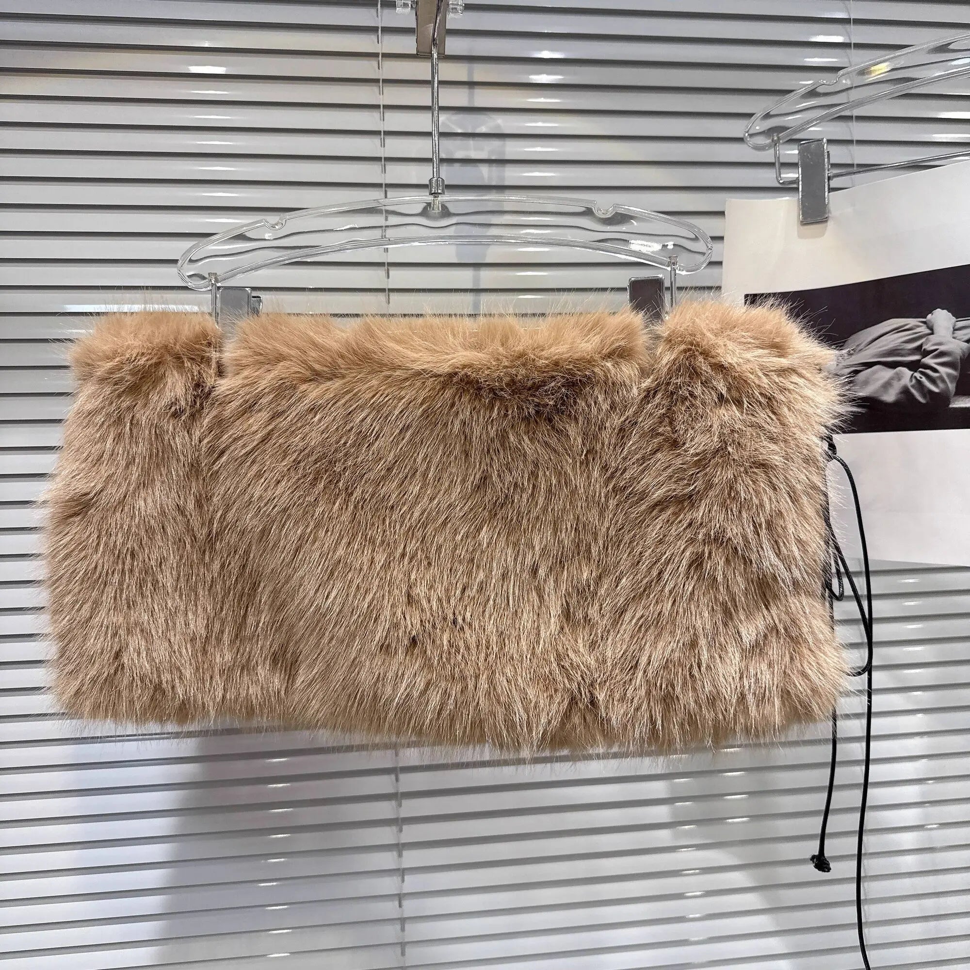 Leopard Print & Faux Fur Three Piece Set - Festigal