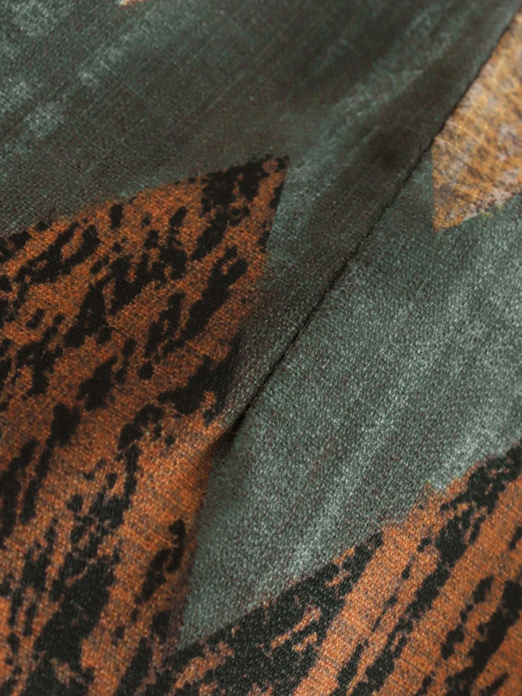 Geometric Tassel Sarong Skirt - Festigal