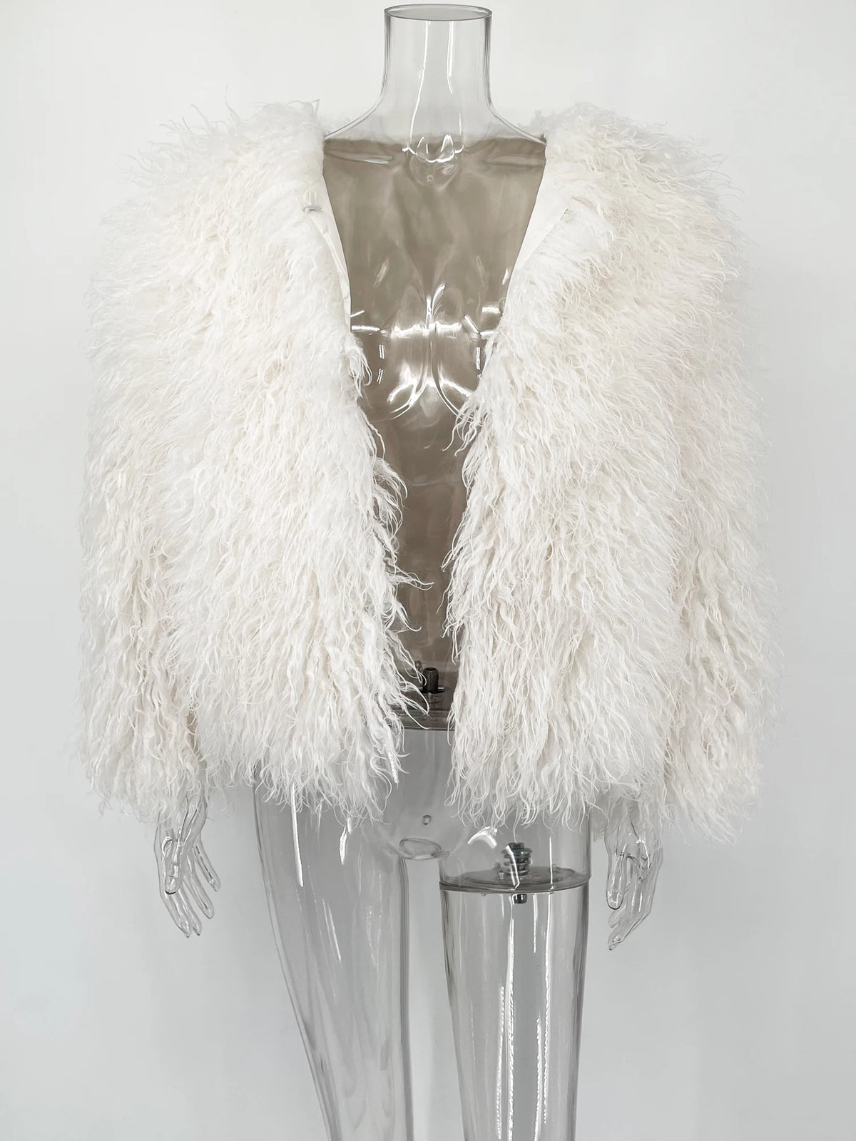 Shaggy Faux Fur Jacket - Festigal