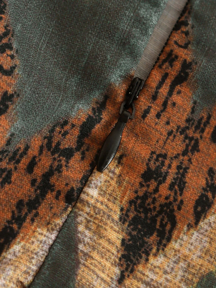 Geometric Tassel Sarong Skirt - Festigal