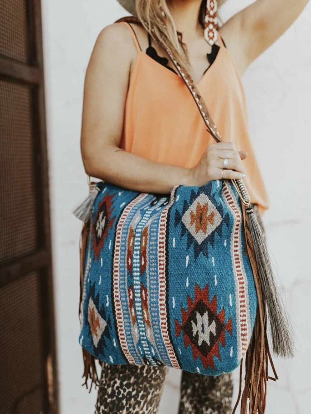 Aztec Canvas Tote Bag - Festigal