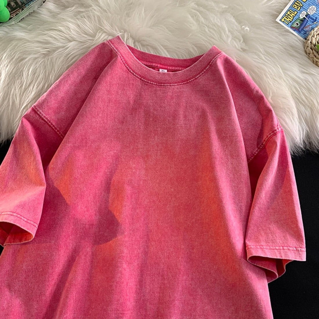 Oversized Acid Washed T Shirt - Festigal