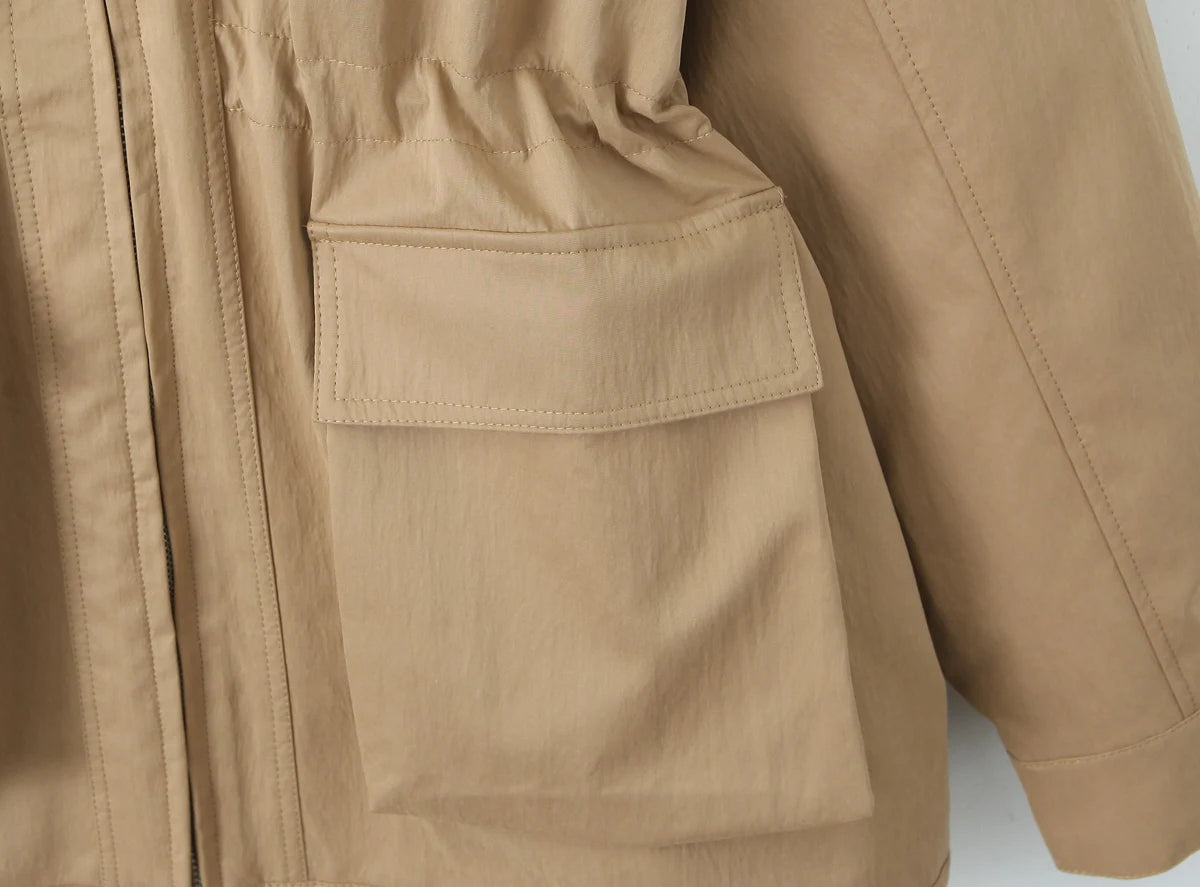 Khaki Safari Jacket - Festigal